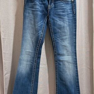 Miss Me Blue Boot Cut Jeans with Classic Flare